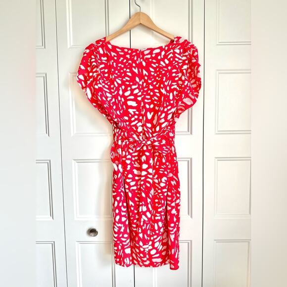 Eliza J dolman sleeve wrap tie dress Size 4 - Picture 3 of 11